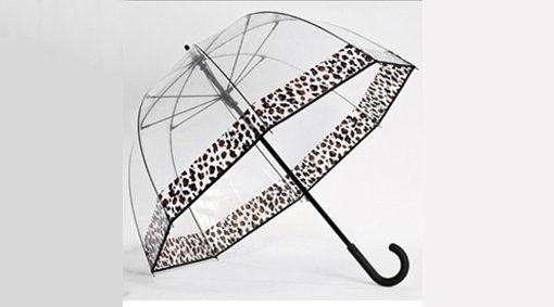 Automatic Cheetah Girls Cute Clear Umbrella Manufacturer And Suppier