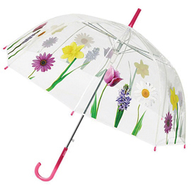 Flower Clear Plastic Umbrellas