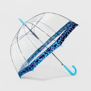 bubble umbrella with flower trim