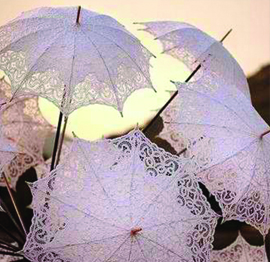 lace wedding parasols