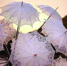 lace wedding parasols