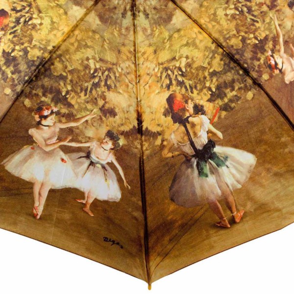 pretty degas ballet automatic printed art umbrellas wholesale