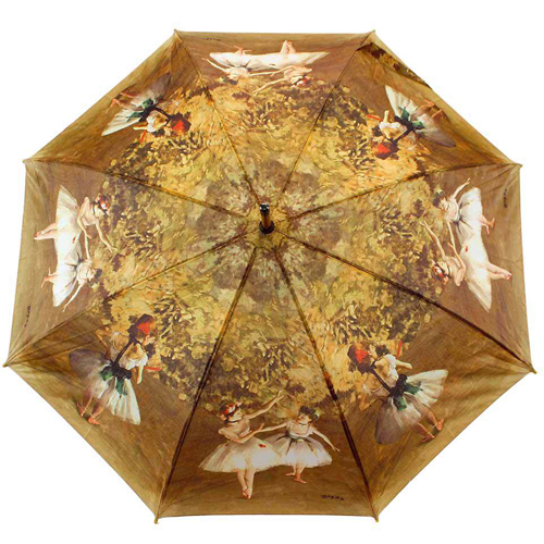 pretty degas ballet automatic printed art umbrellas wholesale