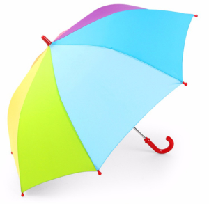 rainbow kid umbrella in bulk