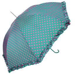 polka dot ladies umbrella 