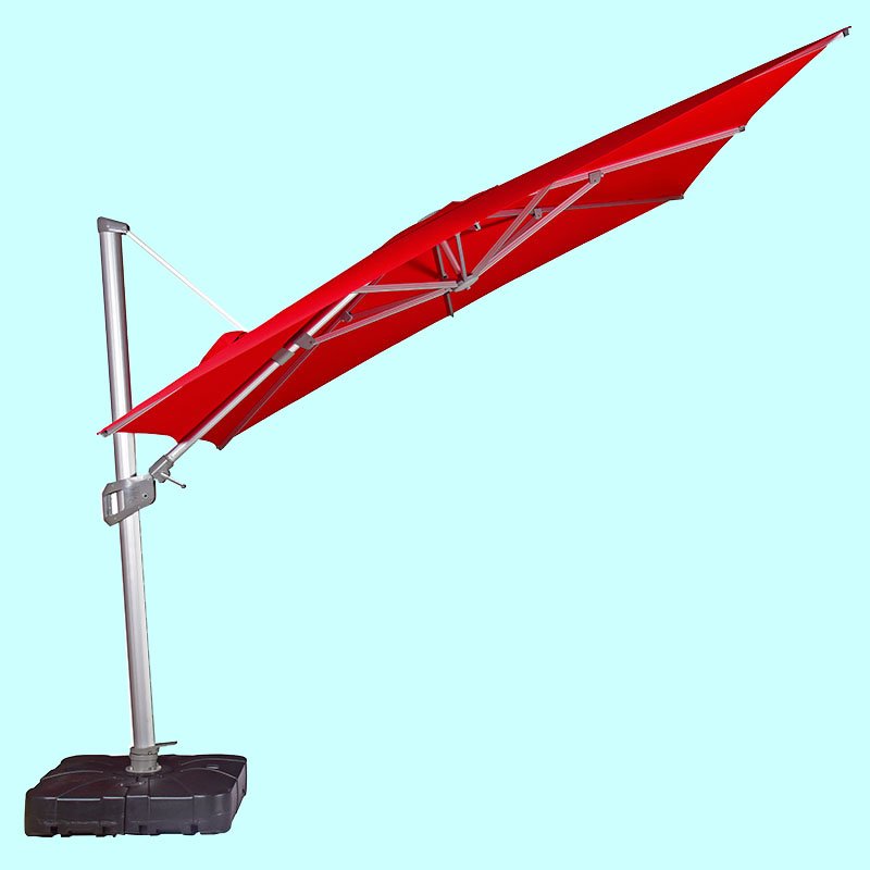 3M aluminum cantilever umbrellas with 360°tilt crank and tilt