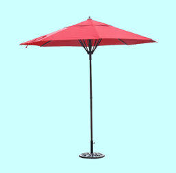 9 ft commercial red patio umbrellas
