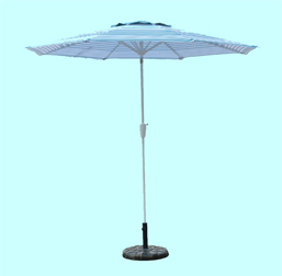 7.5 blue striped crank and tilt patio umbrella patio umbrella